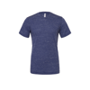 Unisex Polycotton Short Sleeve T-Shirt in navy-marble