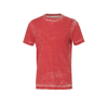 Unisex Polycotton Short Sleeve T-Shirt in red-acid-wash