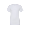 Unisex Polycotton Short Sleeve T-Shirt in white