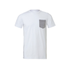 Unisex Jersey Short Sleeve Pocket T-Shirt in white-athleticheather