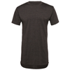 Unisex Long Body Urban T-Shirt in dark-grey-heather
