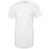 Unisex Long Body Urban T-Shirt in white