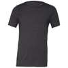 Jersey Raw Neck Tee in dark-grey-heather