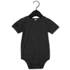 Baby Jersey Short Sleeve Onesie in dark-grey-heather