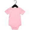 Baby Jersey Short Sleeve Onesie in pink