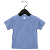 Baby Triblend Short Sleeve Tee in blue-triblend