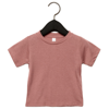 Baby Triblend Short Sleeve Tee in mauve-triblend