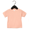 Baby Triblend Short Sleeve Tee in peach-triblend
