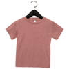 Toddler Triblend Short Sleeve Tee in mauve-triblend