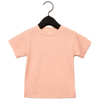 Toddler Triblend Short Sleeve Tee in peach-triblend