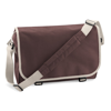 Messenger Bag in chocolate-sand