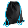 Icon Gymsac in black-surfblue