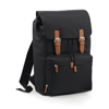 Vintage Laptop Backpack in black