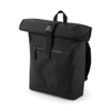 Roll-Top Backpack in black