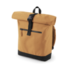 Roll-Top Backpack in caramel