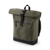 Roll-Top Backpack in military-green