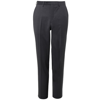 Avalino Flat Front Trousers in charcoal