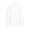 Women'S Capri Long Sleeve Blouse in white
