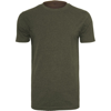 T-Shirt Round-Neck in olive