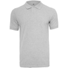 Piqué Polo Shirt in heather-grey