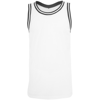 Mesh Tank Top in white-black