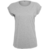 Women'S Extended Shoulder Tee in heather-grey