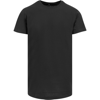 Shaped Long Tee in black