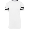 Stripe Jersey Tee in white-black