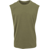 Sleeveless Tee in olive