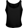 Women'S Oversized Tank Top in black