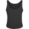 Women'S Oversized Tank Top in charcoal