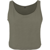 Women'S Oversized Tank Top in olive