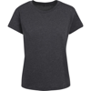 Women'S Box Tee in charcoal