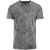 Acid Washed Tee in grey-black