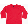 Baby Long Sleeve T in red