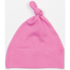 Baby One-Knot Hat in bubblegum-pink