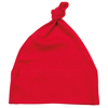 Baby One-Knot Hat in red
