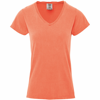 Women'S V-Neck Tee in terracotta