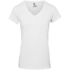 Women'S V-Neck Tee in white