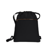 Canvas Cinch Sak in black