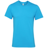 Unisex Jersey Crew Neck T-Shirt in aqua