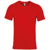 Unisex Jersey Crew Neck T-Shirt in canvas-red