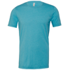 Unisex Jersey Crew Neck T-Shirt in heatheraqua