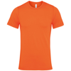 Unisex Jersey Crew Neck T-Shirt in orange