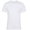 Unisex Jersey Crew Neck T-Shirt in white