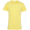 Unisex Jersey Crew Neck T-Shirt in yellow