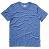 Unisex Triblend Crew Neck T-Shirt in blue-triblend