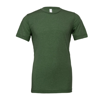 Unisex Triblend Crew Neck T-Shirt in grass-green-triblend