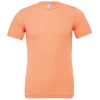 Unisex Triblend Crew Neck T-Shirt in orange-triblend