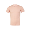 Unisex Triblend Crew Neck T-Shirt in peachtriblend